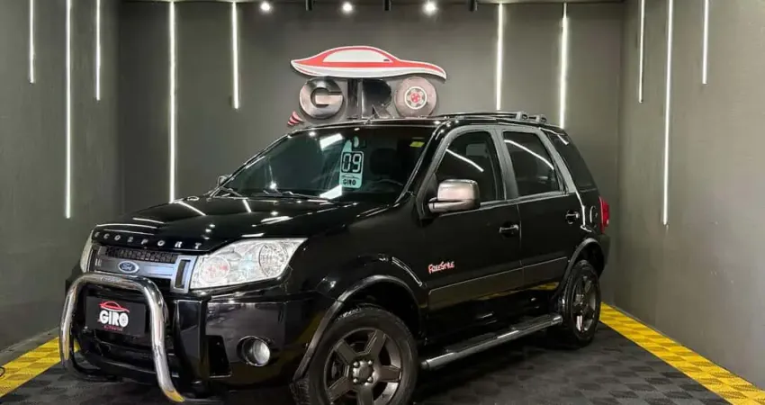 Ford EcoSport XLT Freestyle 1.6 Flex 8V  - Preta - 2009/2009