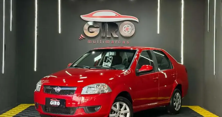 Fiat Siena EL 1.0 mpi Fire Flex 8V 4p - Vermelha - 2015/2015