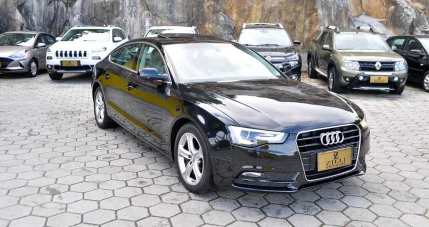 Audi A5 SPORTBACK 1.8 TFSI AT  - Preta - 2014/2015