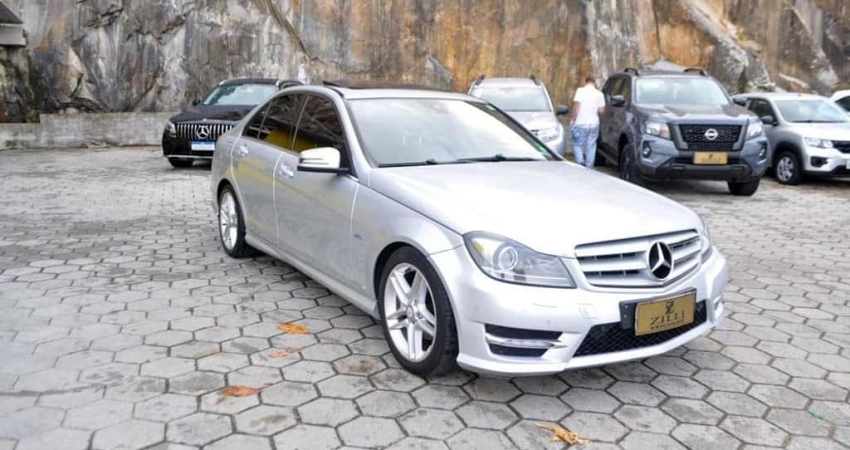 Mercedes-Benz C-250 CGI SPORT 1.8 TURBO AT  - Prata - 2011/2012