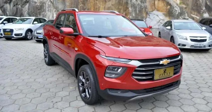 Chevrolet Montana PREMIER 1.2 TURBO AT  - Vermelha - 2023/2023