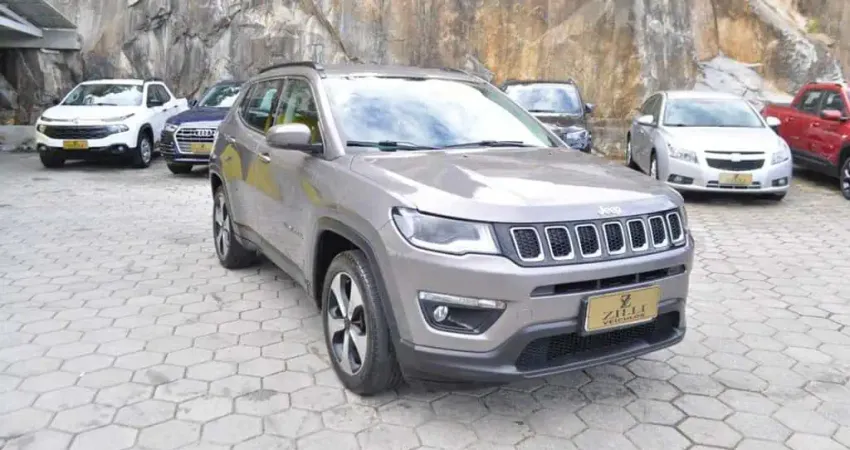 Jeep Compass LONGITUDE 2.0 AT - Cinza - 2018/2018