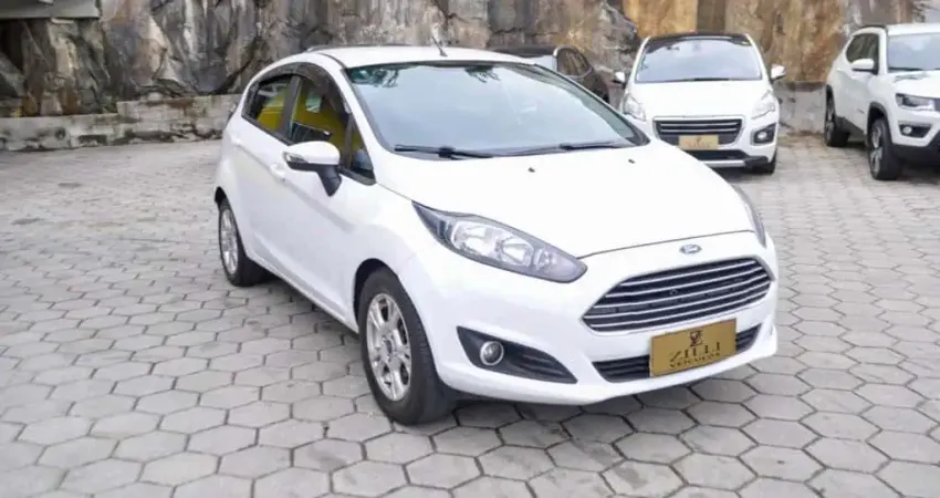 Ford New Fiesta Hatch SEL 1.6 AT  - Branca - 2016/2017