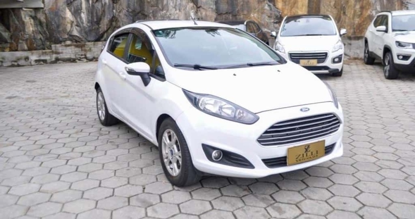 Ford New Fiesta Hatch SEL 1.6 AT  - Branca - 2016/2017