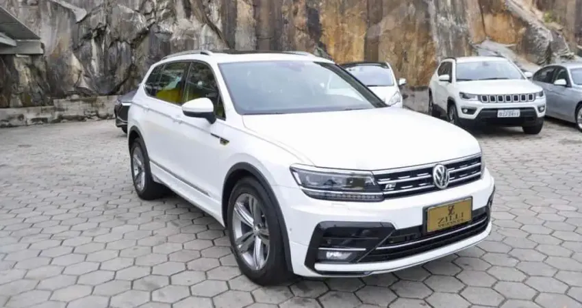 Volkswagen Tiguan ALLSPACE R-LINE 350 TSI 2.0 4X4 AT - Branca - 2018/2018