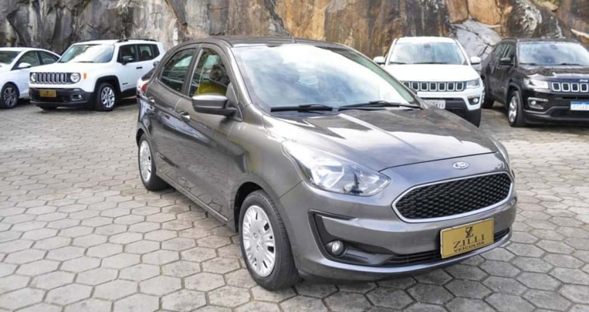 Ford KA 1.0 SE PLUS MT  - Cinza - 2020/2021
