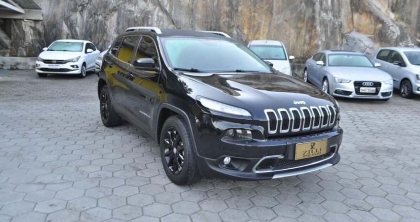 Jeep Cherokee LIMITED 3.2 V6 4X4 AT  - Preta - 2015/2015