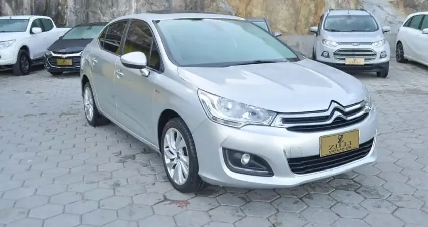 Citroën C4 Lounge EXCLUSIVE 1.6 THP AT  - Prata - 2017/2017