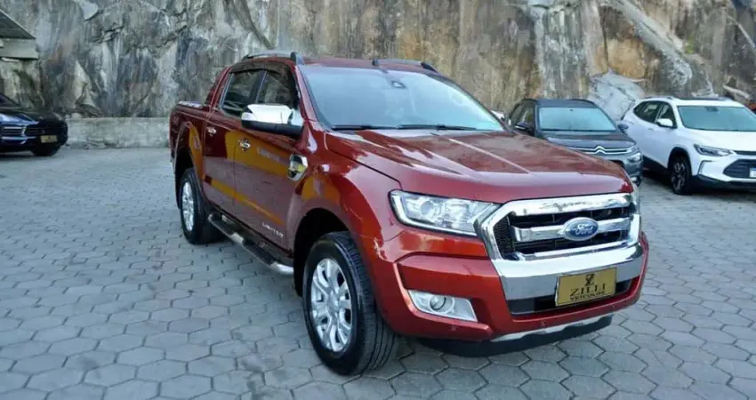 Ford Ranger LIMITED 3.2 4X4 AT  - Vermelha - 2017/2018