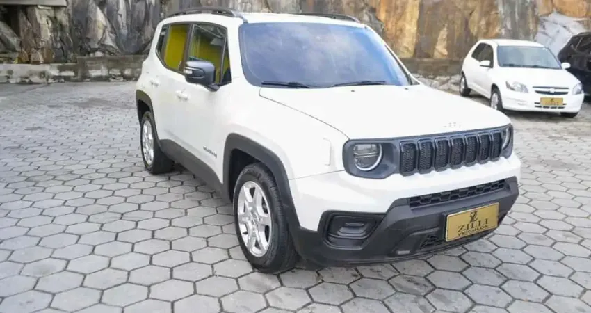 Jeep Renegade SPORT T270 1.3 TURBO AT  - Branca - 2023/2024
