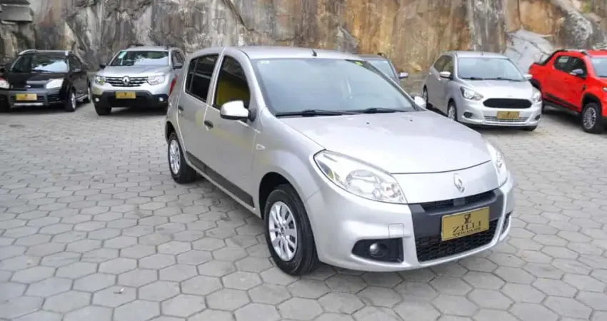 Renault Sandero EXPRESSION 1.0 - Prata - 2012/2013