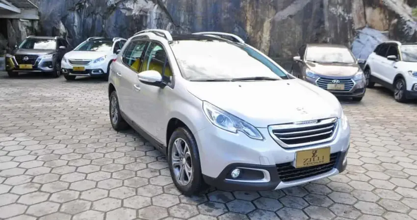 Peugeot 2008 GRIFFE 1.6 AT - Prata - 2016/2017
