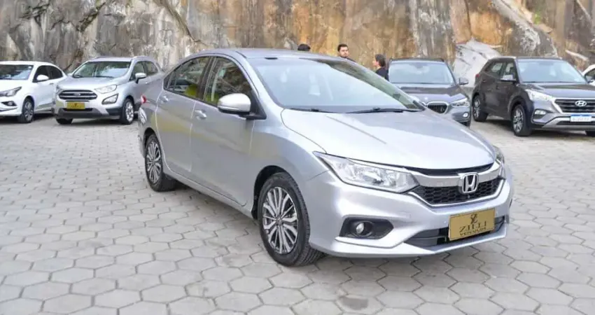Honda City LX 1.5 CVT - Prata - 2019/2019