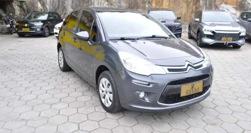 Citroën C3 ATTRACTION 1.6 AT  - Cinza - 2017/2018