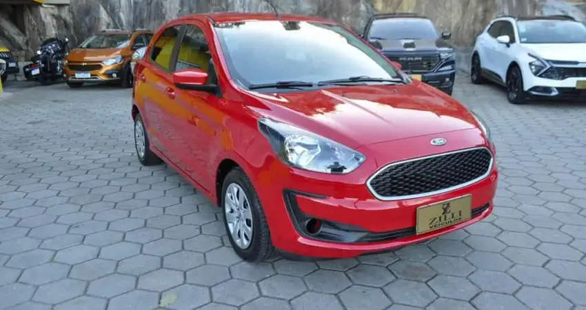 Ford KA SE 1.0 MT - Vermelha - 2018/2019