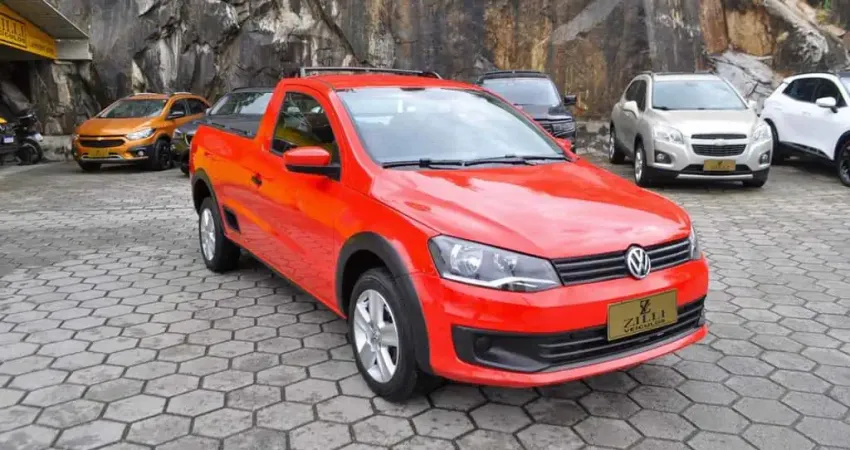 Volkswagen Saveiro TRENDLINE 1.6 - Vermelha - 2014/2015