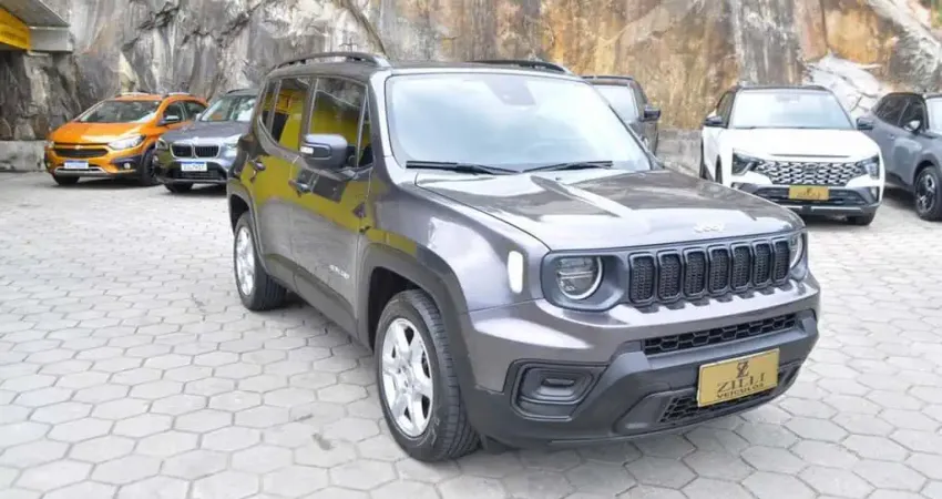 Jeep Renegade SPORT T270 1.3 TURBO AT  - Cinza - 2023/2023