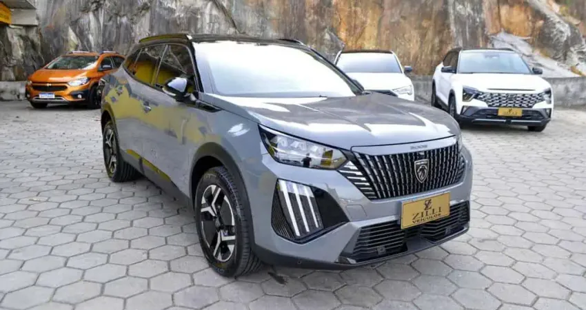 Peugeot 2008 GT 200 1.0 TURBO AT  - Cinza - 2024/2025