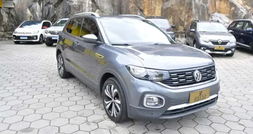 Volkswagen T-Cross HIGHLINE 250 TSI 1.4 AT - Cinza - 2021/2021