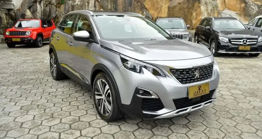 Peugeot 3008 GRIFFE 1.6 THP AT - Prata - 2017/2018