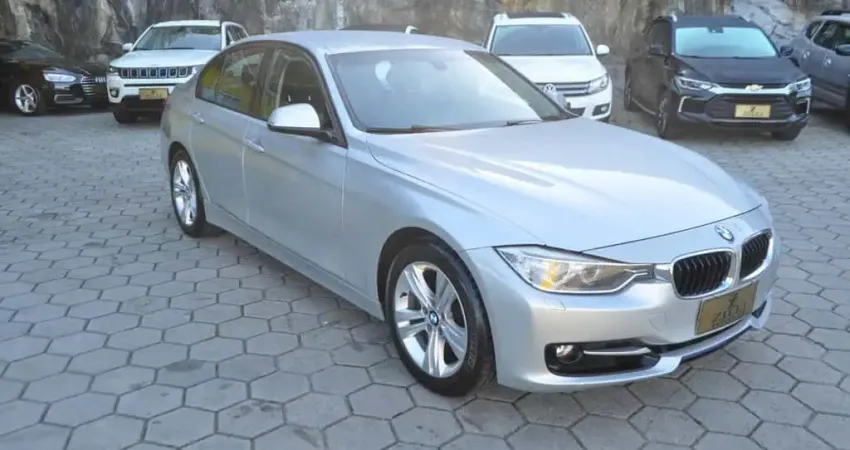 BMW 320i 2.0 ACTIVEFLEX GP TURBO AT - Prata - 2013/2014