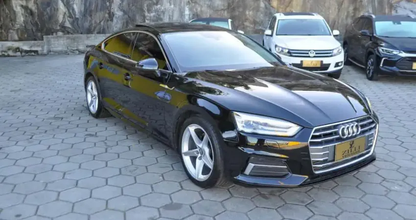 Audi A5 SPORTBACK 2.0 AMBIENTE TFSI AT  - Preta - 2017/2018