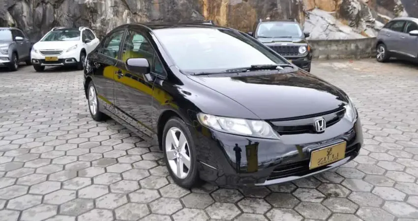 Honda Civic LXS 1.8 AT  - Preta - 2006/2007