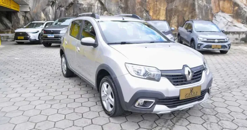 Renault Sandero STEPWAY ZEN 1.6 MT - Prata - 2020/2021