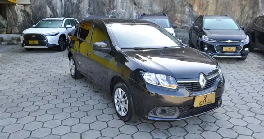 Renault Sandero EXPRESSION 1.0 MT  - Preta - 2019/2019