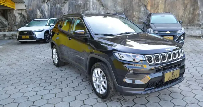 Jeep Compass SPORT T270 1.3 TURBO AT - Preta - 2023/2023