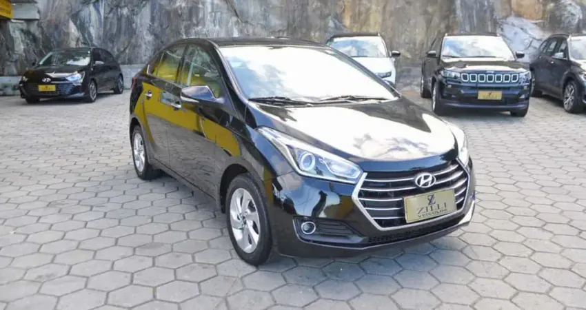 Hyundai HB20S PREMIUM 1.6 AT  - Preta - 2017/2017