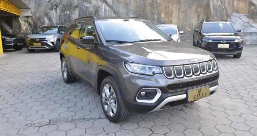 Jeep Compass LONGITUDE TD 350 2.0 TURBO 4X4 AT - Cinza - 2022/2023