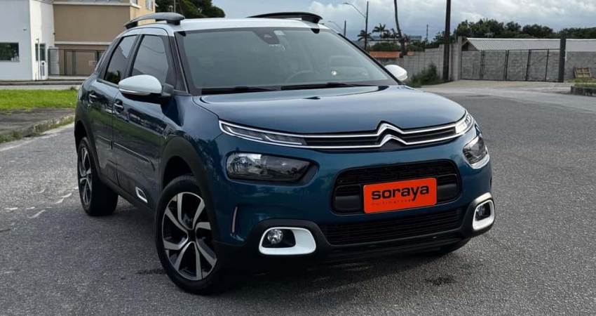 Citroën C4 CACTUS SHINE 1.6 Turbo Flex Aut.  - Azul - 2019/2019