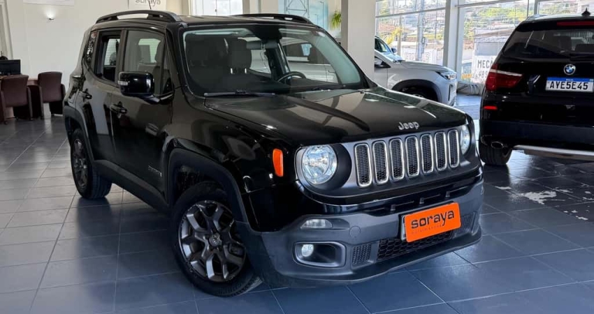 Jeep Renegade LONGITUDE 1.8 4X2 FLEX 16V AUT.  - Preta - 2015/2016