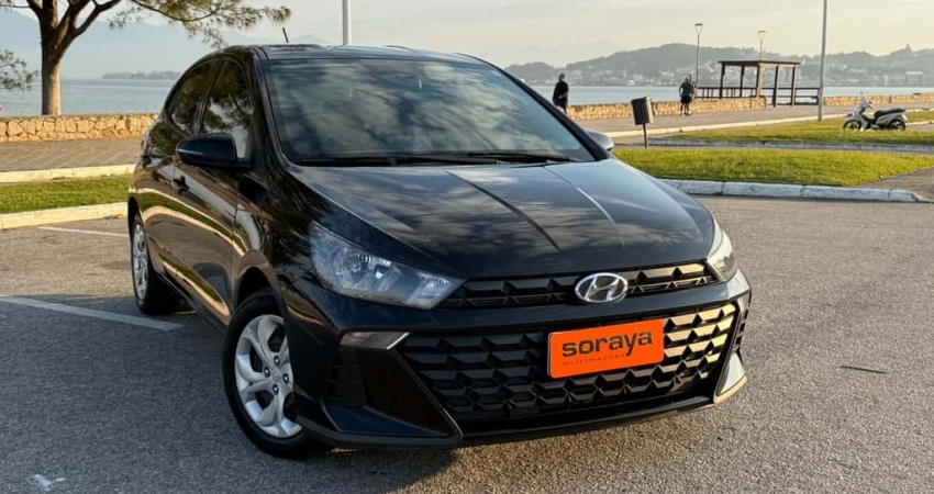 Hyundai HB20 Comfort 1.0 Flex 12V Mec.  - Preta - 2023/2024