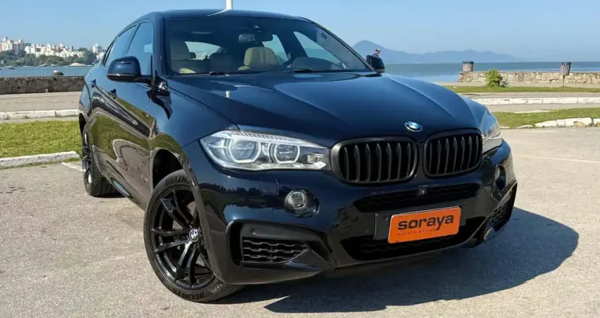 BMW X6 X6 4.4 XDRIVE 50i M SPORT  - Preta - 2014/2015