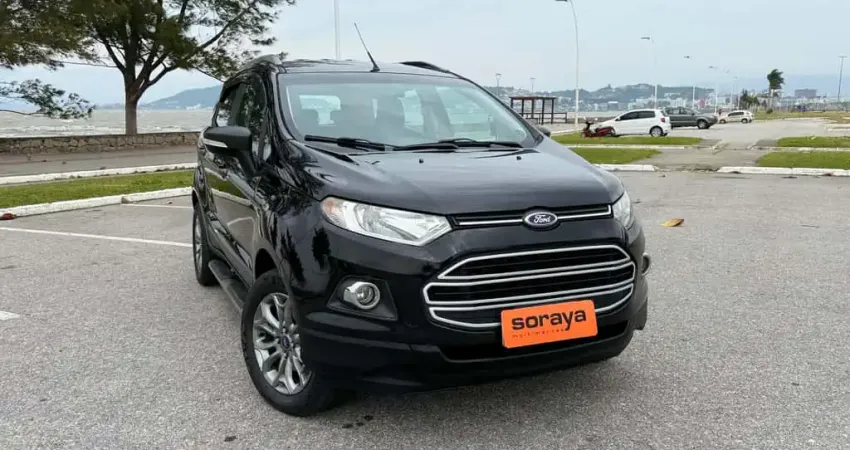 Ford EcoSport FREESTYLE 1.6 16V Flex 5p  - Preta - 2013/2014
