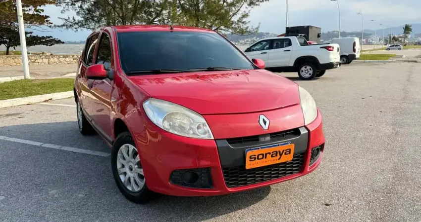 Renault Sandero Expression Hi-Flex 1.0 16V 5p  - Vermelha - 2011/2012