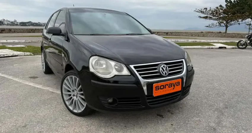 Volkswagen Polo 1.6 E-Flex 8V 5p  - Preta - 2009/2010