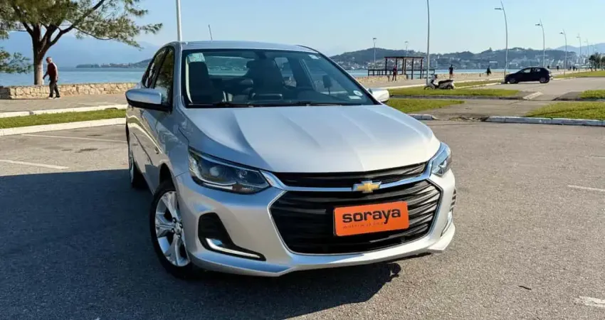 Chevrolet Onix SED. Plus PREM. 1.0 12V TB Flex Aut  - Prata - 2020/2021