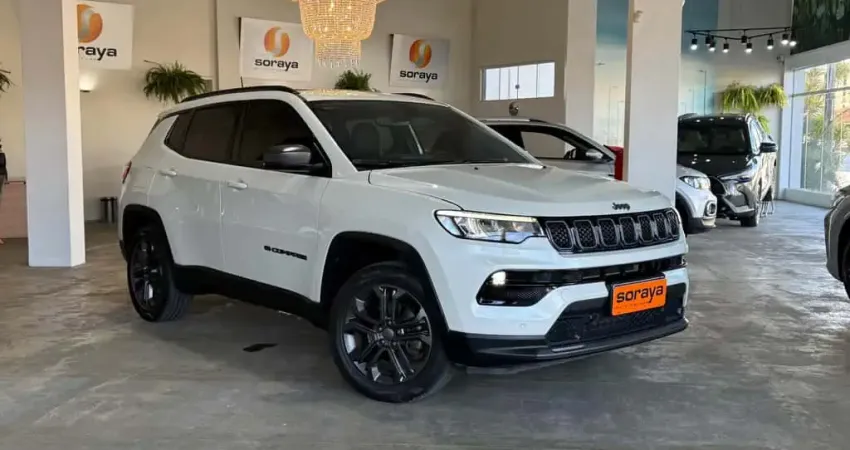Jeep Compass T270 80 Anos 1.3 TB 4x2 Flex Aut  - Branca - 2022/2022