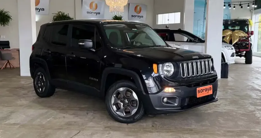 Jeep Renegade Sport 1.8 4x2 Flex 16V Mec.  - Preta - 2016/2016