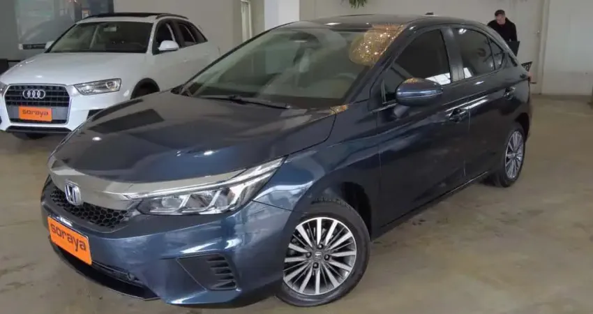 Honda City Hatchback LX 1.5 Flex 16V Aut. - Azul - 2024/2024