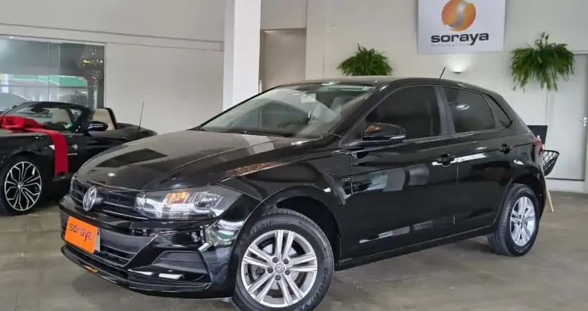 Volkswagen Polo 1.0 Flex 12V 5p  - Preta - 2019/2020