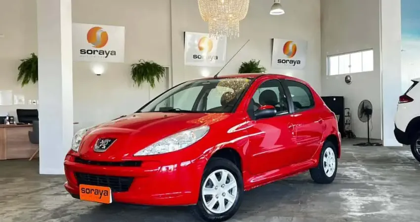 Peugeot 207 Active 1.4 Flex 8V 5p  - Vermelha - 2014/2014