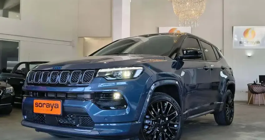 Jeep Compass S 1.3 TB 4XE Aut. (Híbrido)  - Azul - 2022/2022