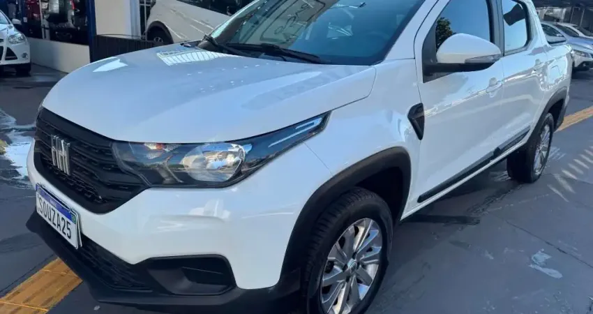 FIAT STRADA FREEDOM CD 1.3  FLEX 2023/2023 COMPLETA REVISADA PNEUS NOVOS LACRADA 