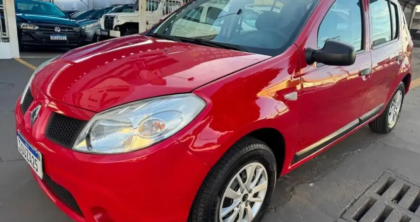 RENAULT SANDERO EXPRESSION 1.0 FLEX   2009/2010   COMPLETO  REVISADO LACRADO 