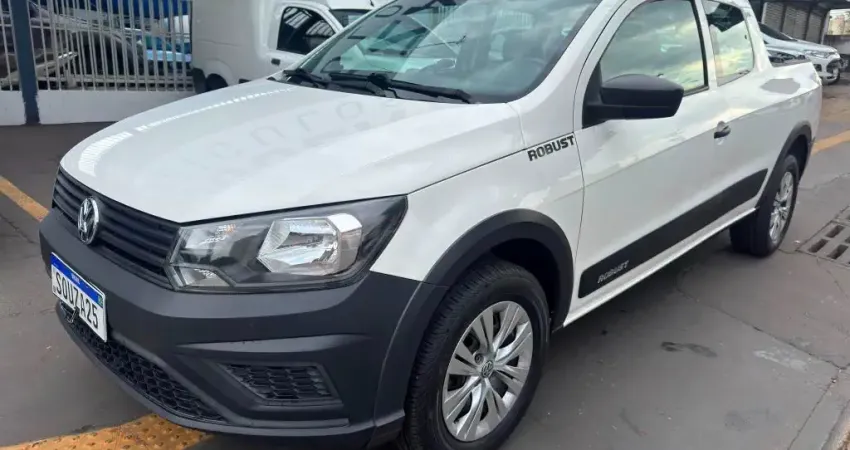 VW SAVEIRO ROBUST CD 1.6  FLEX 2020/2021 COMPLETA REVISADA  PNEUS NOVOS REVISADA 