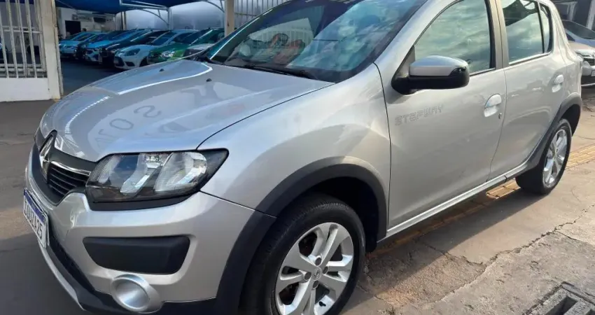 RENAULT SANDERO STEPWAY 1.6 FLEX AUTOMAICO  2016/2016 COMPLETO REVISADO NOVISSIMO 